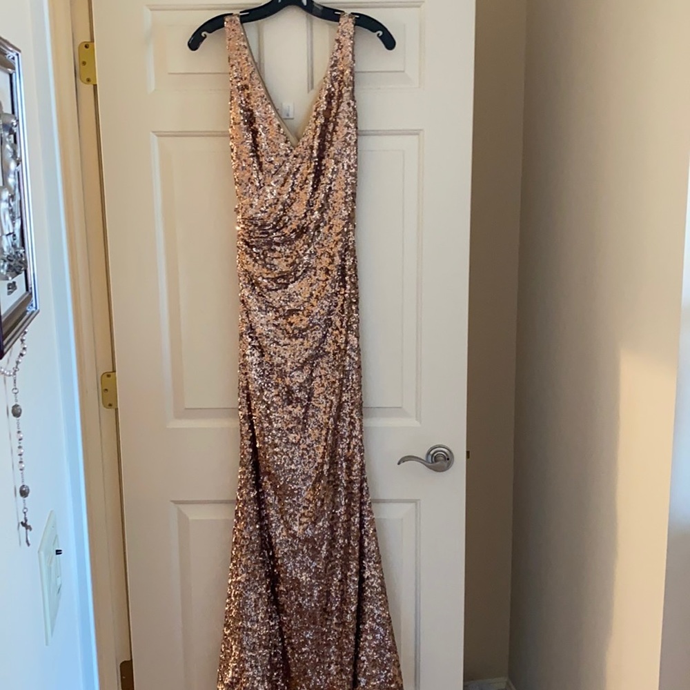 Badgley Mischka Sequin Gown